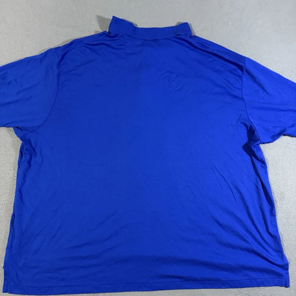 Polo Ralph Lauren Polo Shirt Men 5XB Royal Long Sleeve Pima Soft Touch‎ Classic
